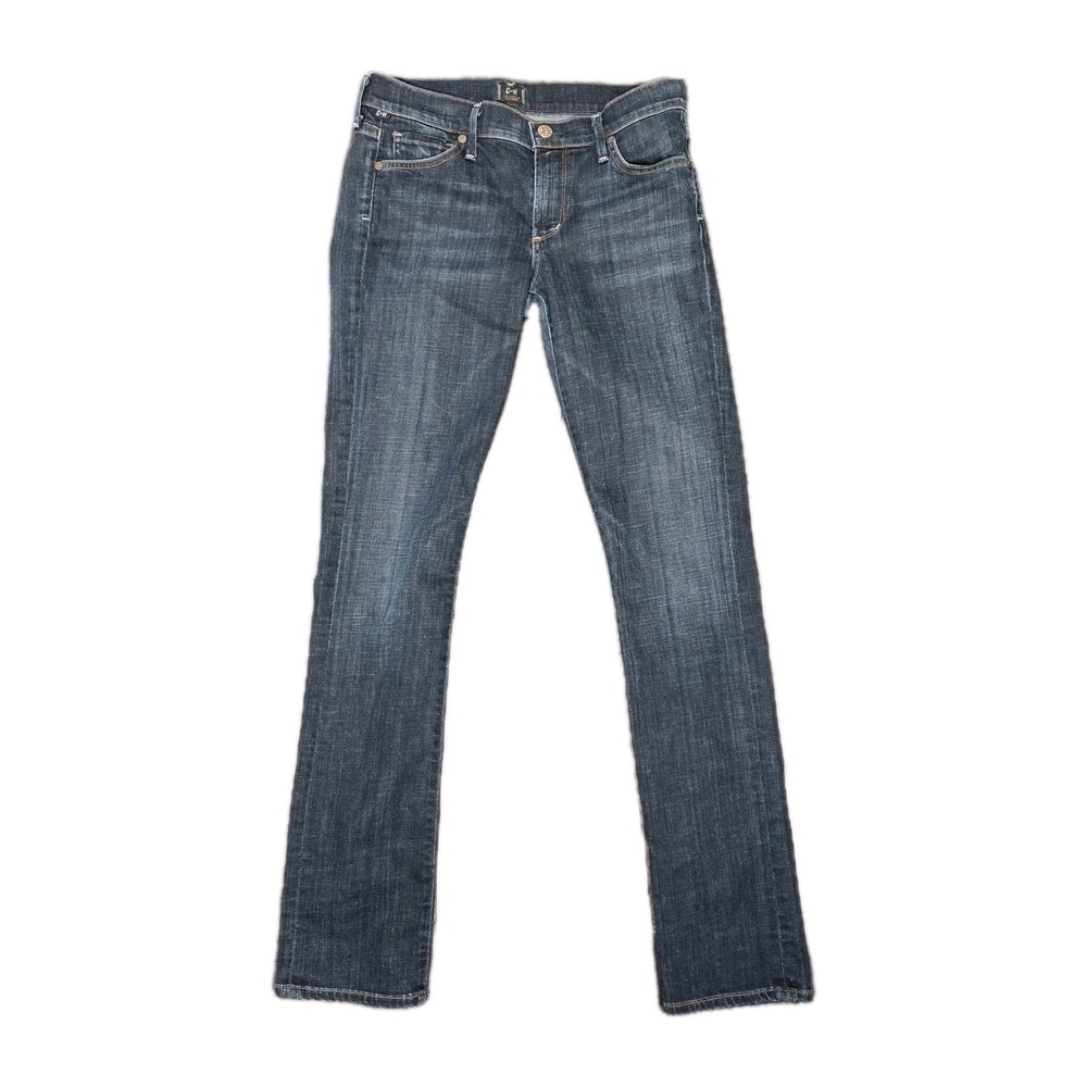 Citizens of Humanity Ava Low Rise Straight Leg Jeans Women's Size 27 Dark Blue